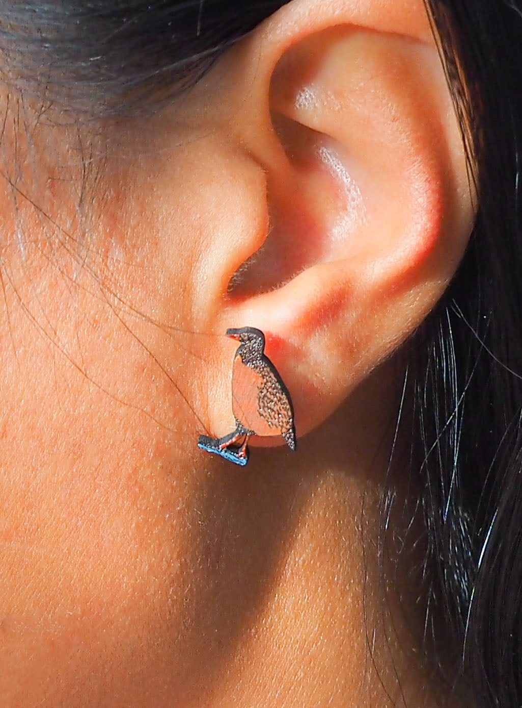 Weka Wooden Rimu Stud Earrings