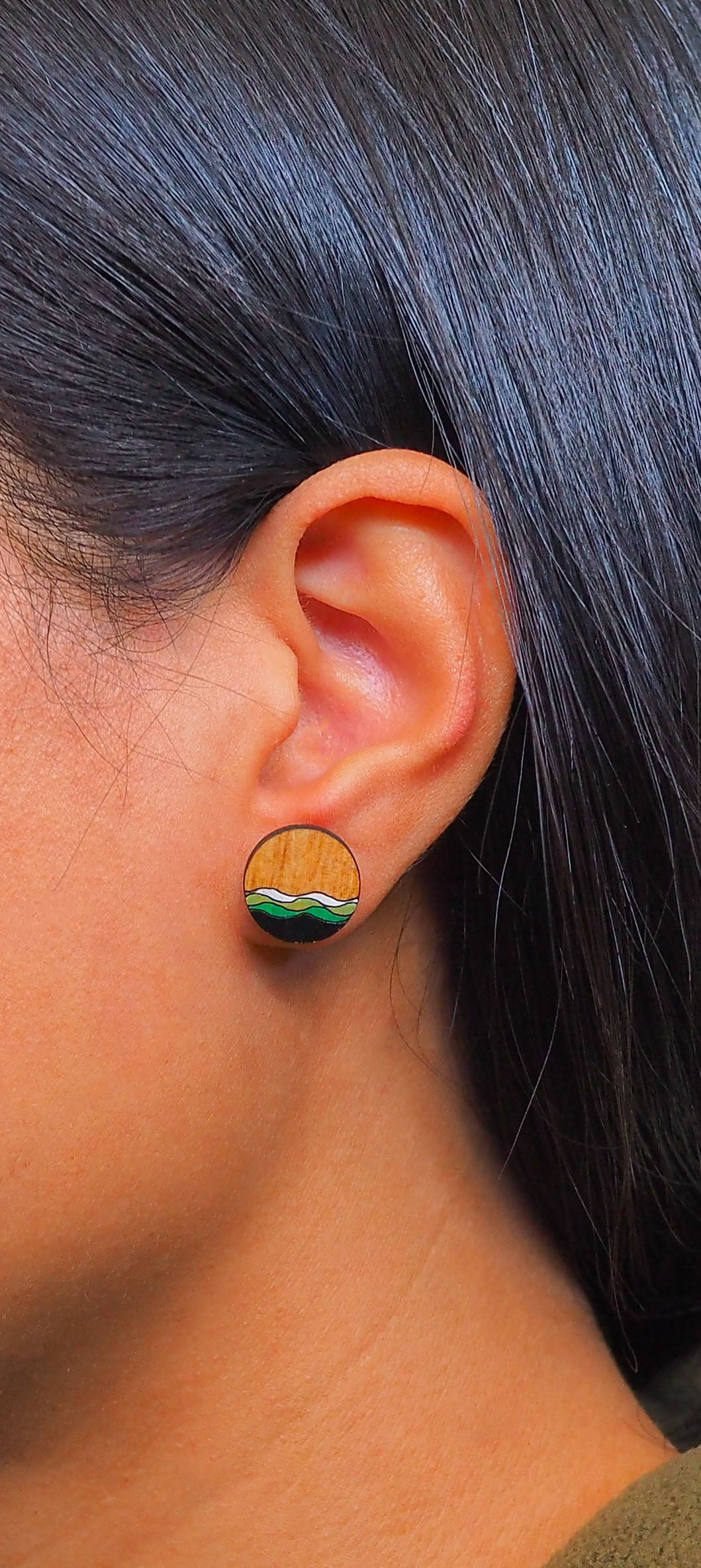 Westland forests Rimu Stud Earrings