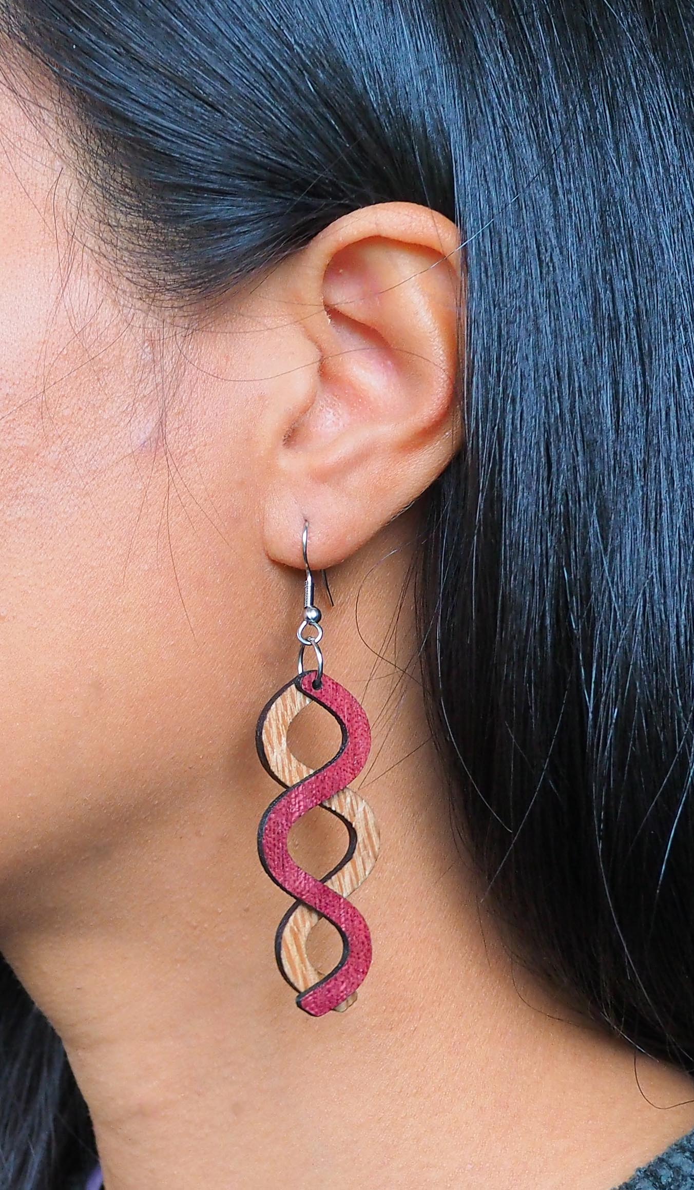 Crafted Wooden Earrings