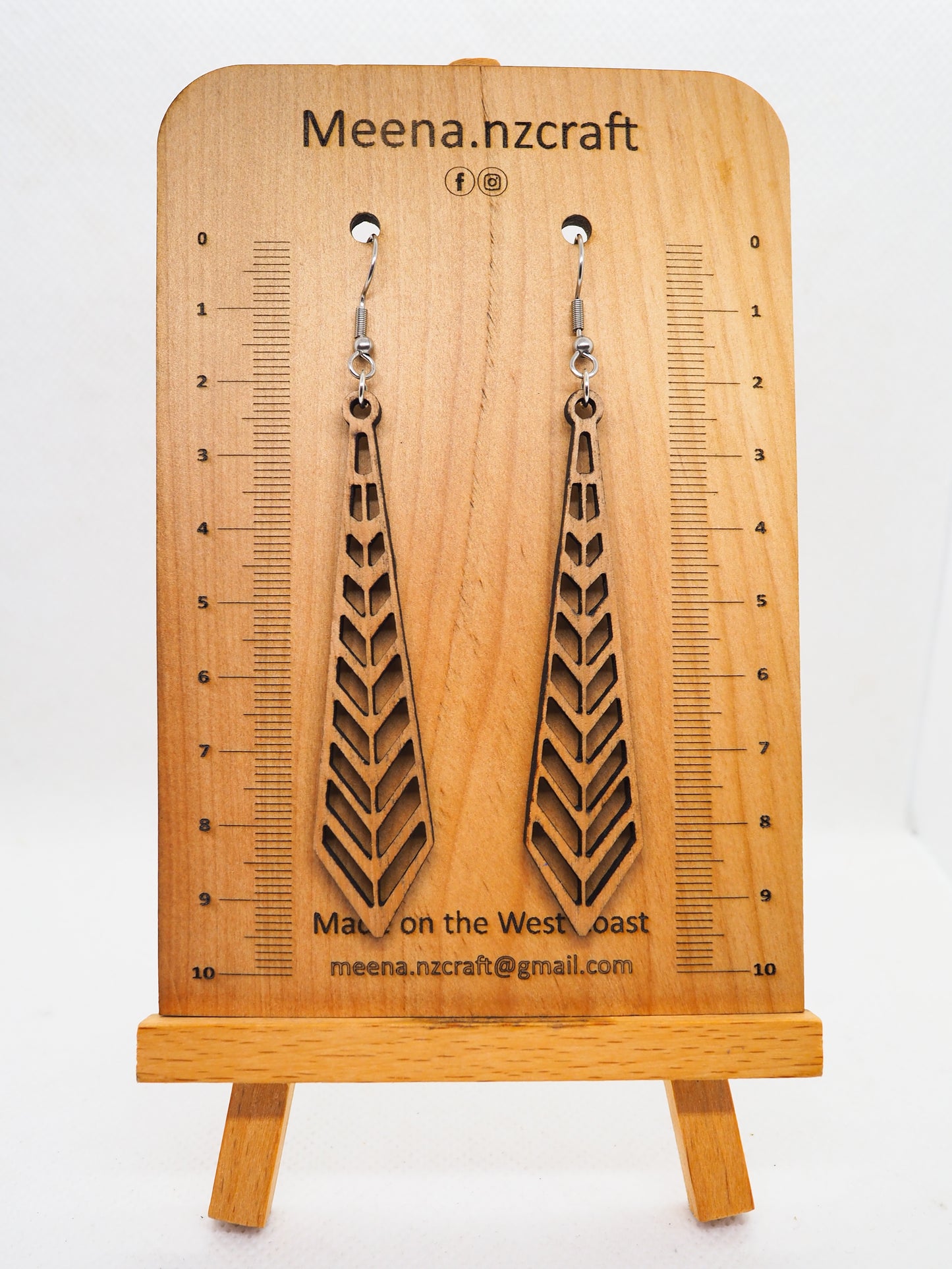 Crafted Wooden Earrings