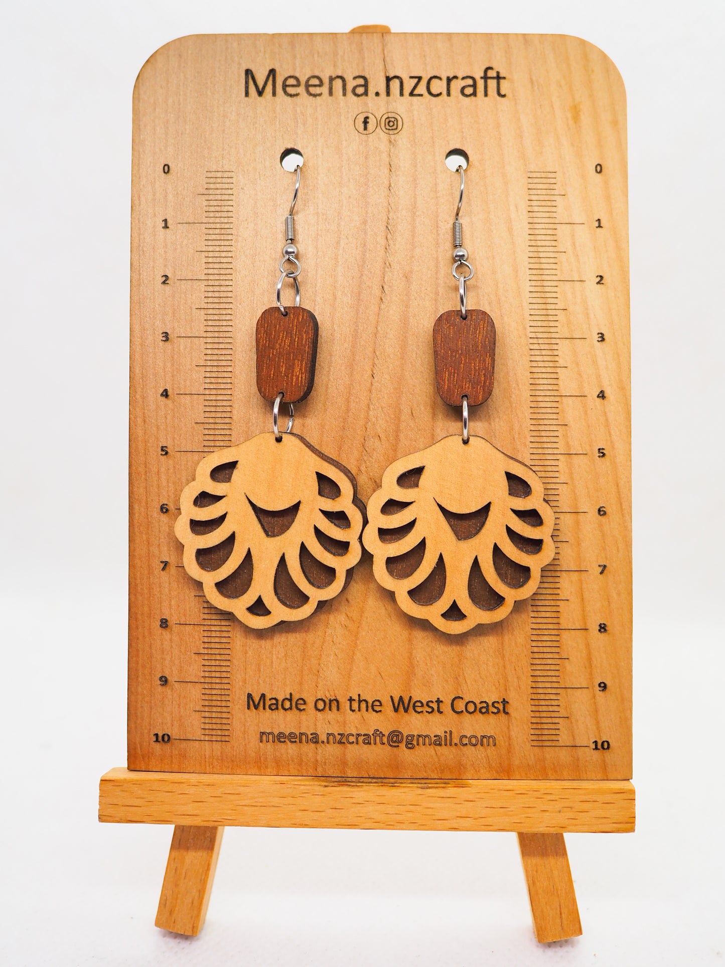Crafted Wooden Earrings