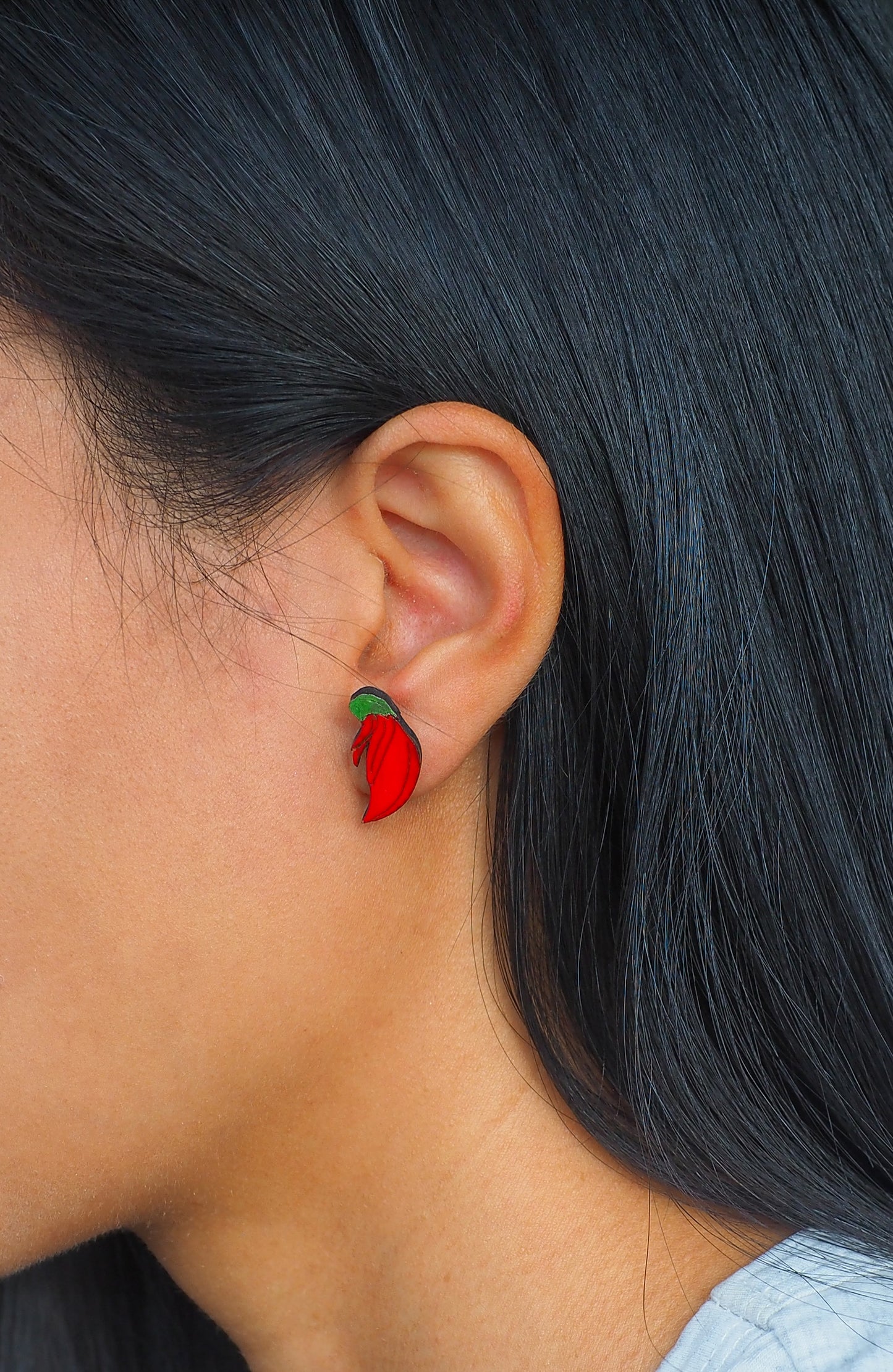 Kakabeak Wooden Rimu Stud Earrings