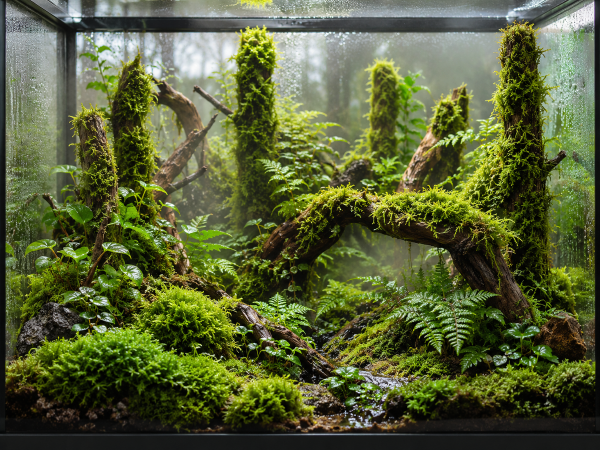 Bulk Living Mixed Moss - Large box | Frog & Reptile Paludariums