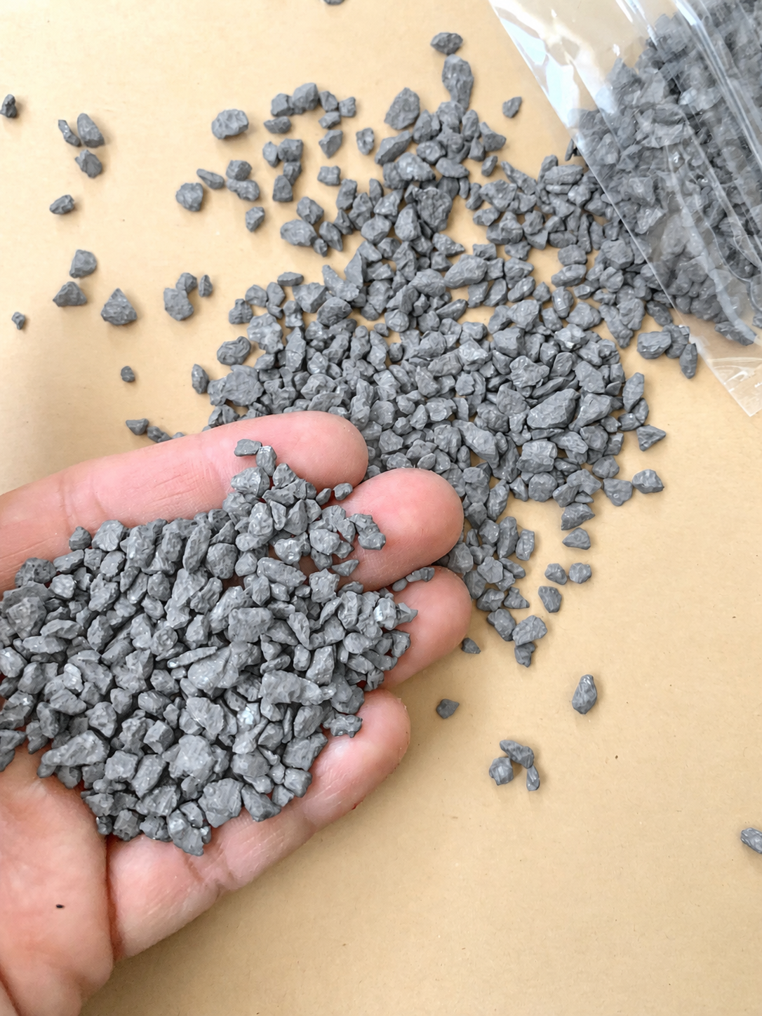 Grey Decorative Pebbles for Terrariums