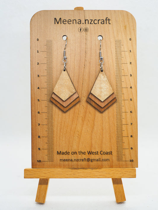 Crafted Wooden Earrings