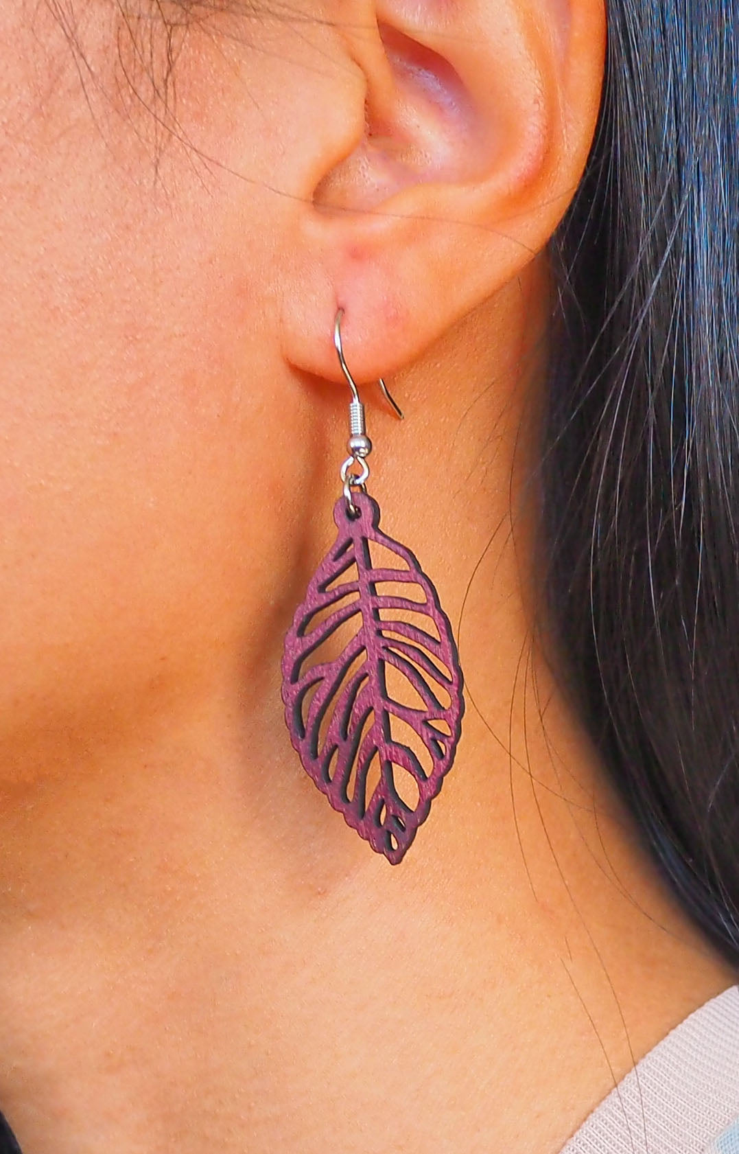 Crafted Wooden Earrings