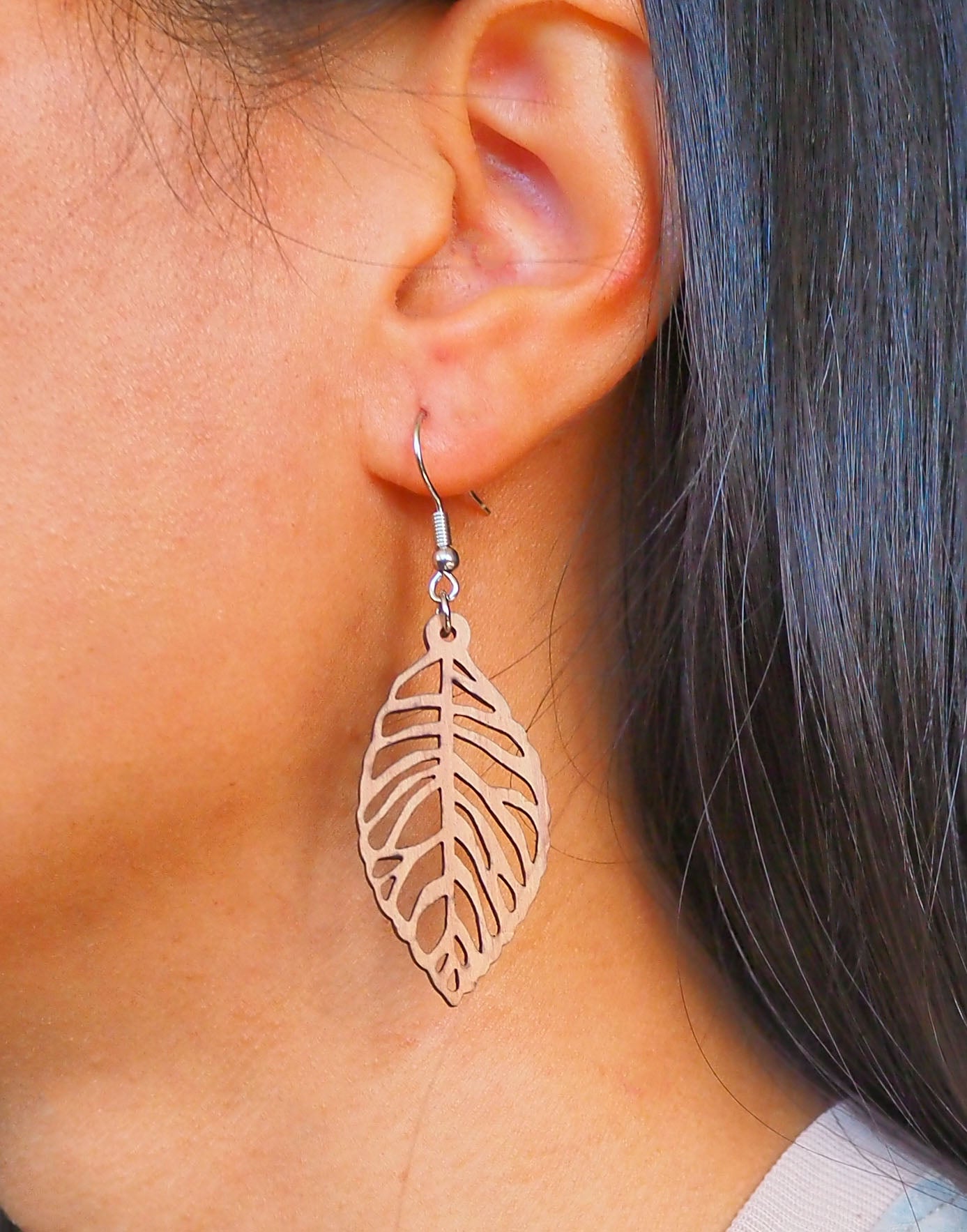 Crafted Wooden Earrings