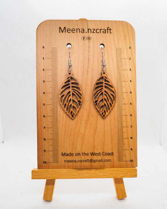 Crafted Wooden Earrings