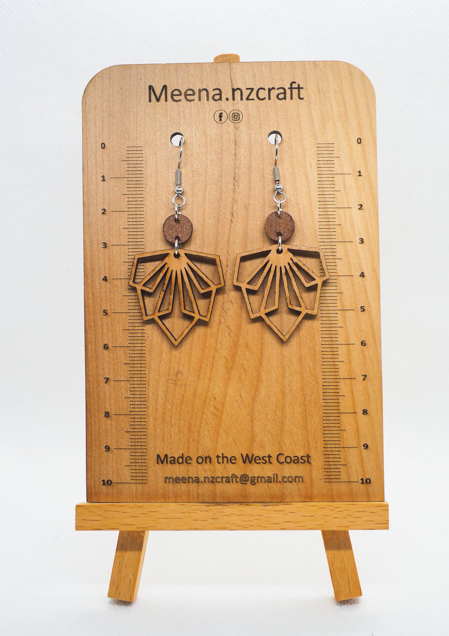 Crafted Wooden Earrings