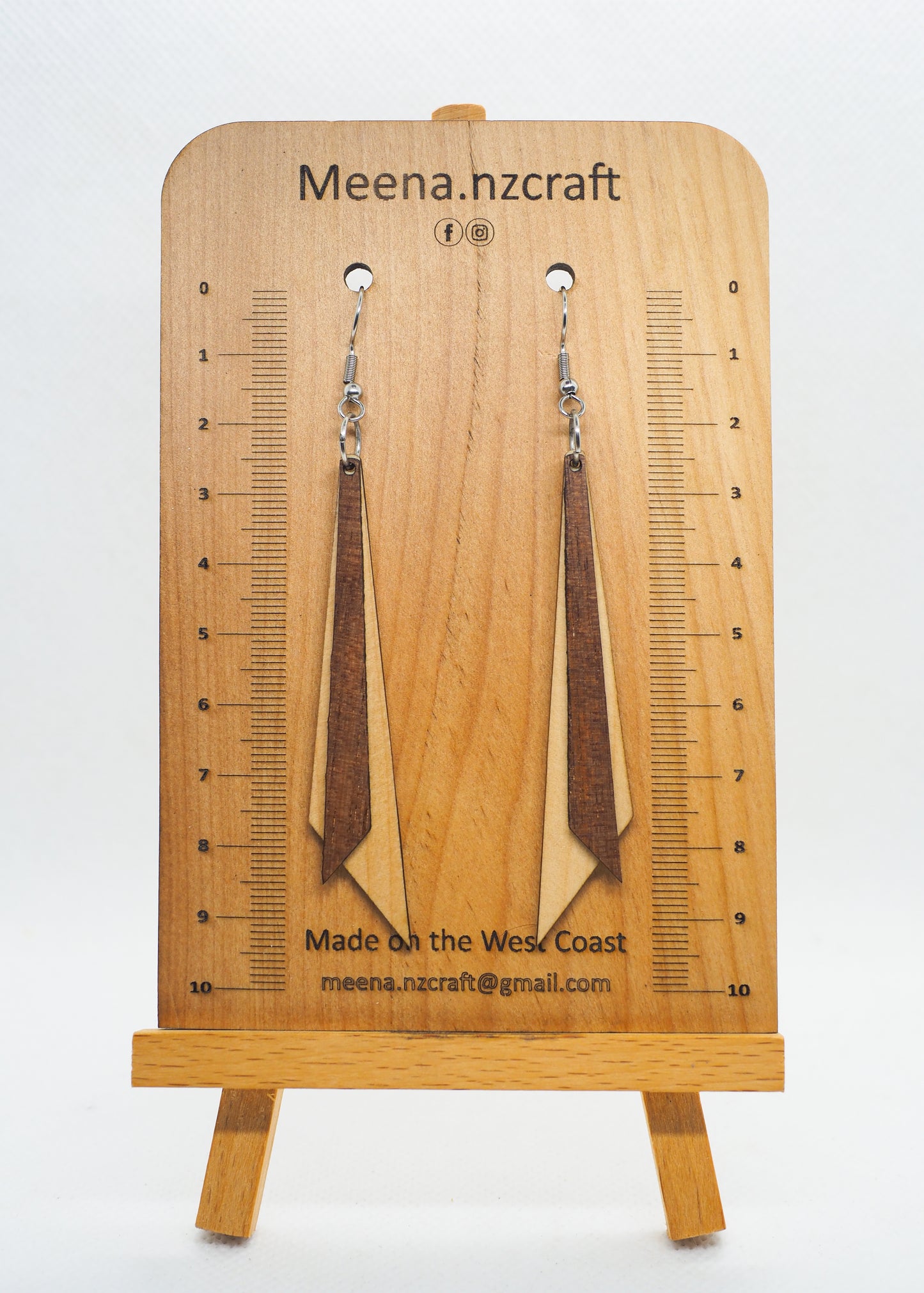 Crafted Wooden Earrings