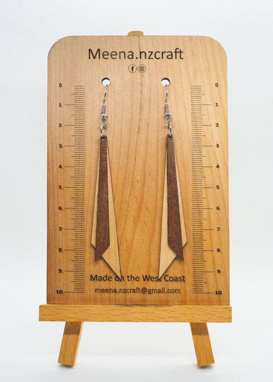 Crafted Wooden Earrings