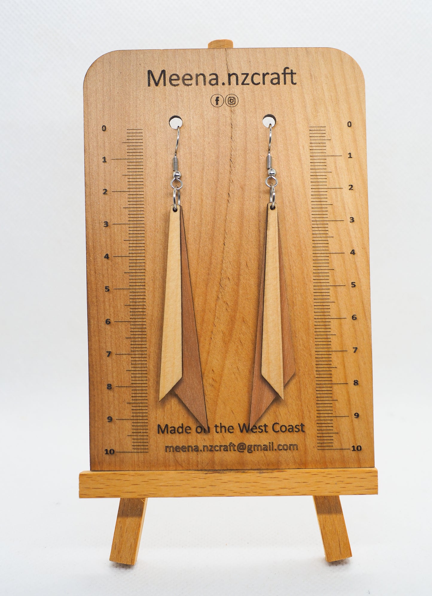 Crafted Wooden Earrings
