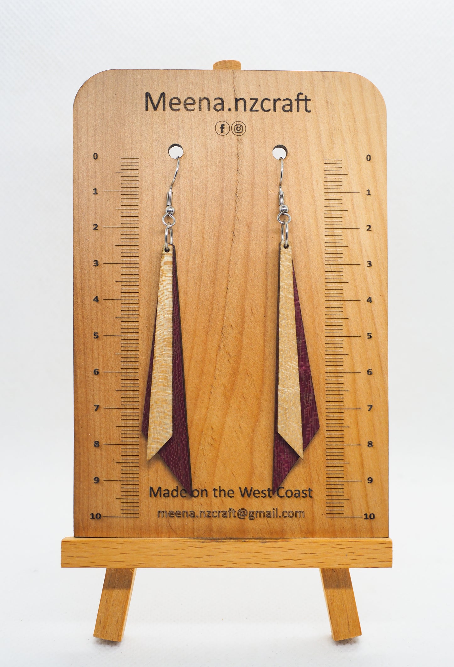 Crafted Wooden Earrings