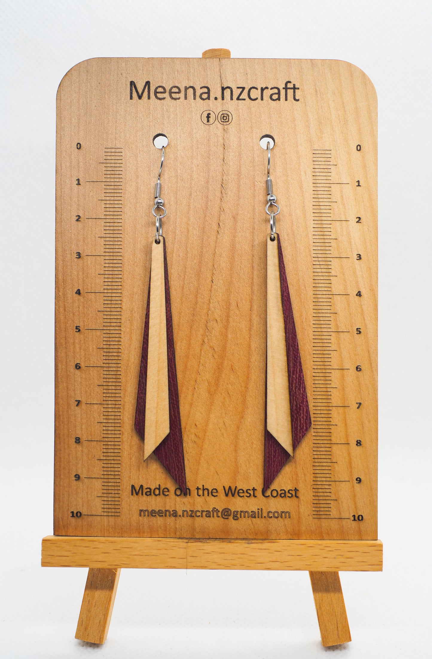 Crafted Wooden Earrings