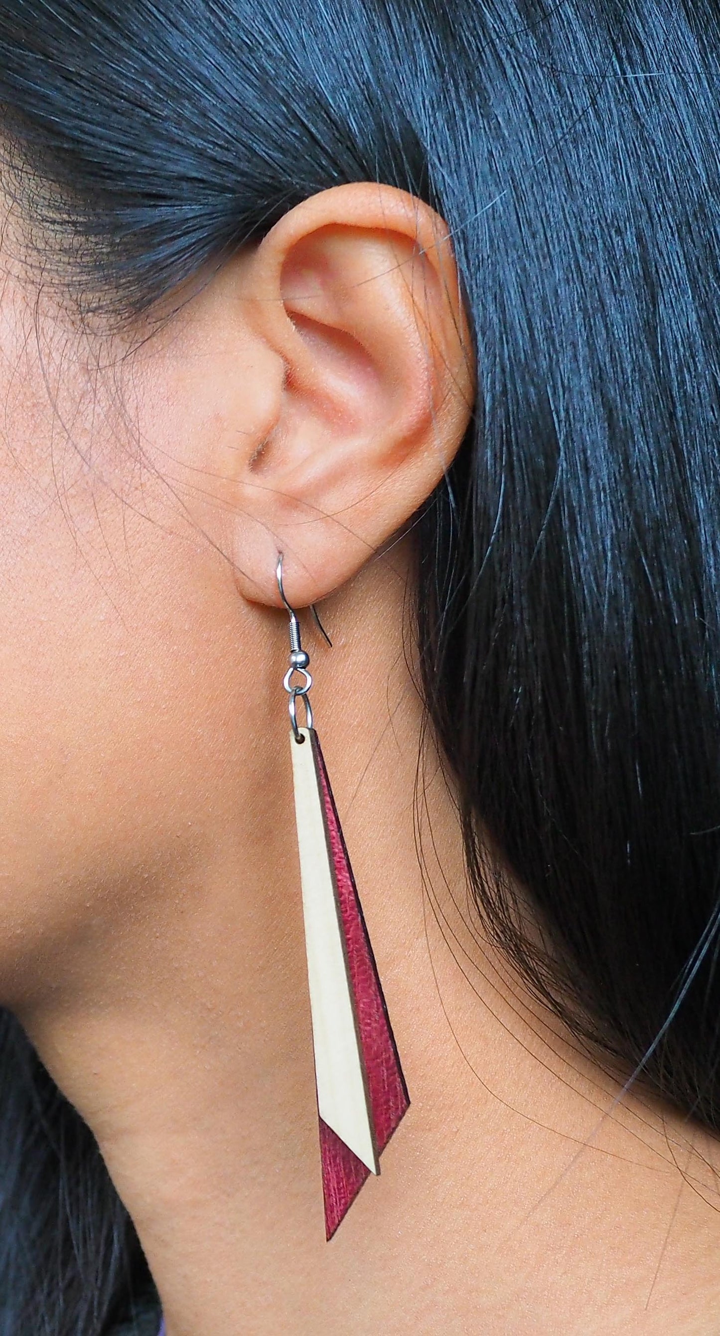 Crafted Wooden Earrings