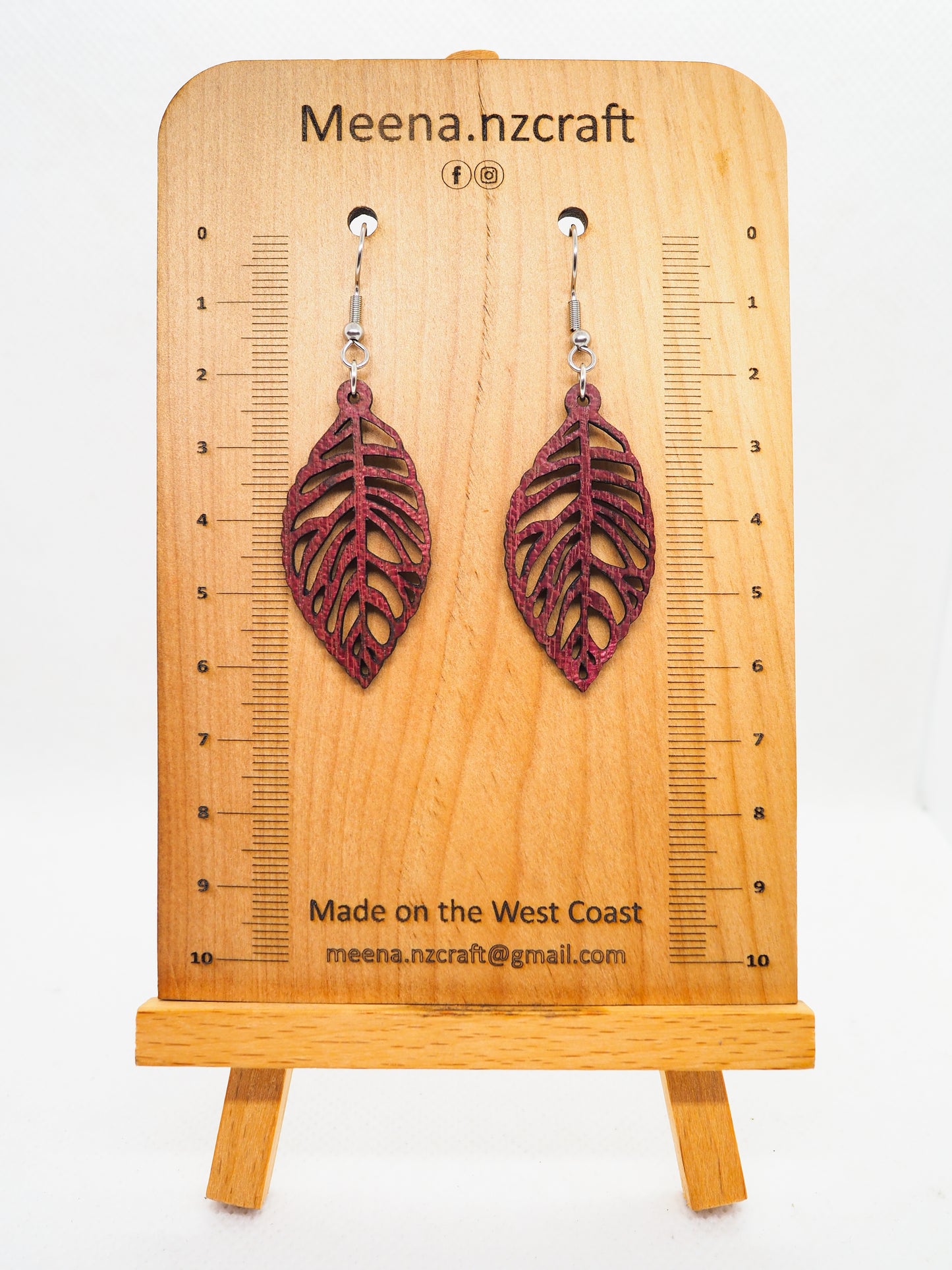 Crafted Wooden Earrings
